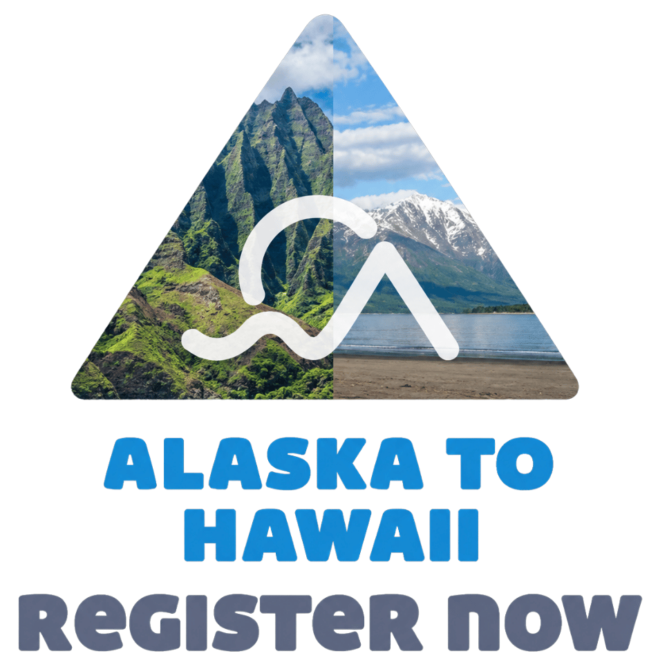 Alaska to Hawaii Register now